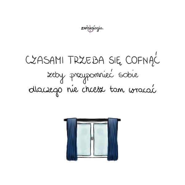 czasami trzeba się cofnąć